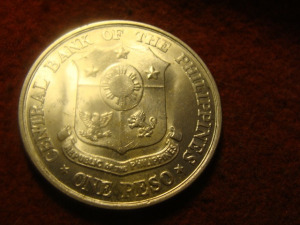 Fülöp-szigetek hatalmas ezüst 1 peso 1861-1961 kiváló  26 gramm 0.900  38 mm