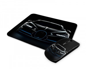 Bugatti Chiron mintás vezetéknélküli egér és egérpad 1