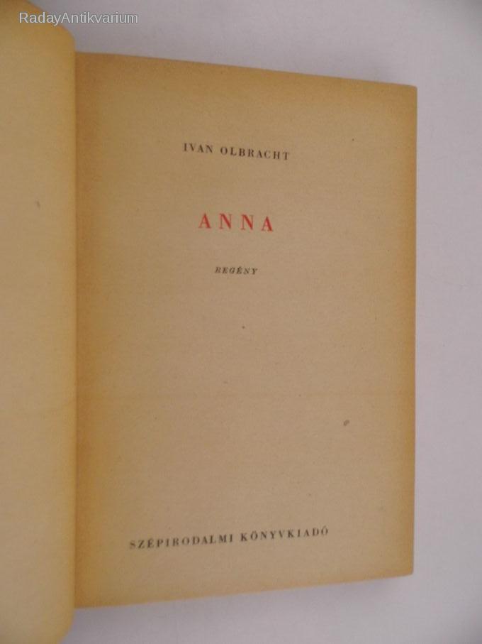 Ivan Olbracht: Anna