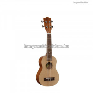 MPUKA-110A - MAUI PRO szoprán ukulele tokkal (lucfenyő fedlappal)