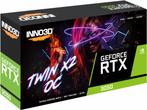 Inno3D GeForce RTX3050 8GB DDR6 Twin X2 OC N30502-08D6X-11902130