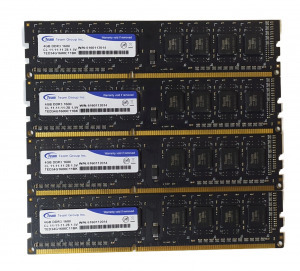 Teamgroup 16GB (4x4GB) DDR3 1600MHz memória