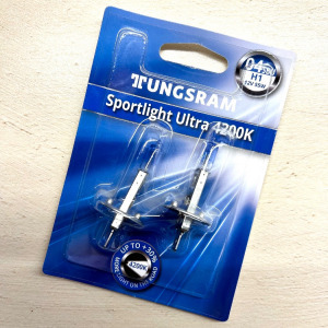 2x H1 Tungsram Sportlight Ultra +30% halogén fényszóró autóizzó 4200K GE 50310SBU 98016181