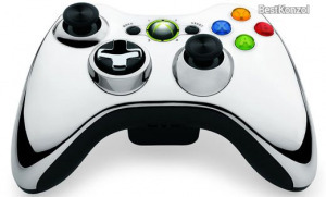 XBOX 360 - Xbox 360 Wirelless (Vezeték nélküli) Kontroller /ezüst króm/ használt