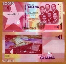 Ghána 1 Cedi bankjegy (UNC) 2019