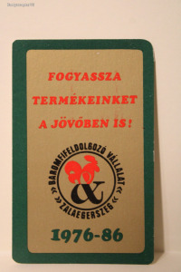 1986 - Baromfifeldolgozó Vállalat - Zalaegerszeg .