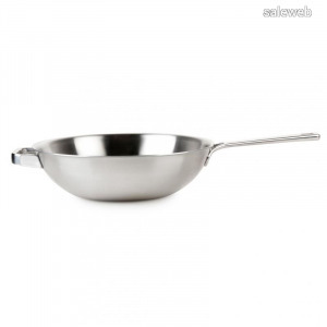 Healthy and tasty HT1006 30 cm-es wok serpenyő - rozsdamentes