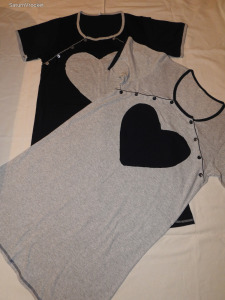 Hibátlan,újszerű állapotban lévő 2 darab női szoptatós hálóing hálóruha pólóing eladó!M méret!