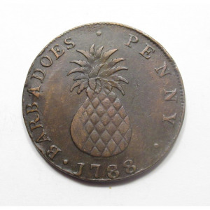 Barbados, 1 penny 1788 EF+