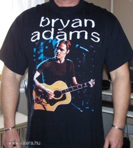 Bryan Adams póló, XL-es szinte új (meghosszabbítva: 3274340549) - Vatera.hu Kép