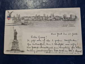 New York, USA képeslap 1899