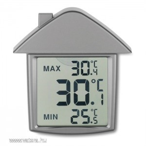 Házalakú hőmérő tapadókorongos hőmérséklet mérő (meghosszabbítva: 3264679403) - Vatera.hu Kép