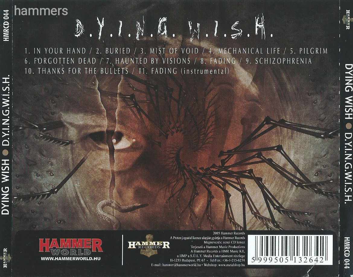 Dying Wish - D.Y.I.N.G.W.I.S.H 2005' (CD)