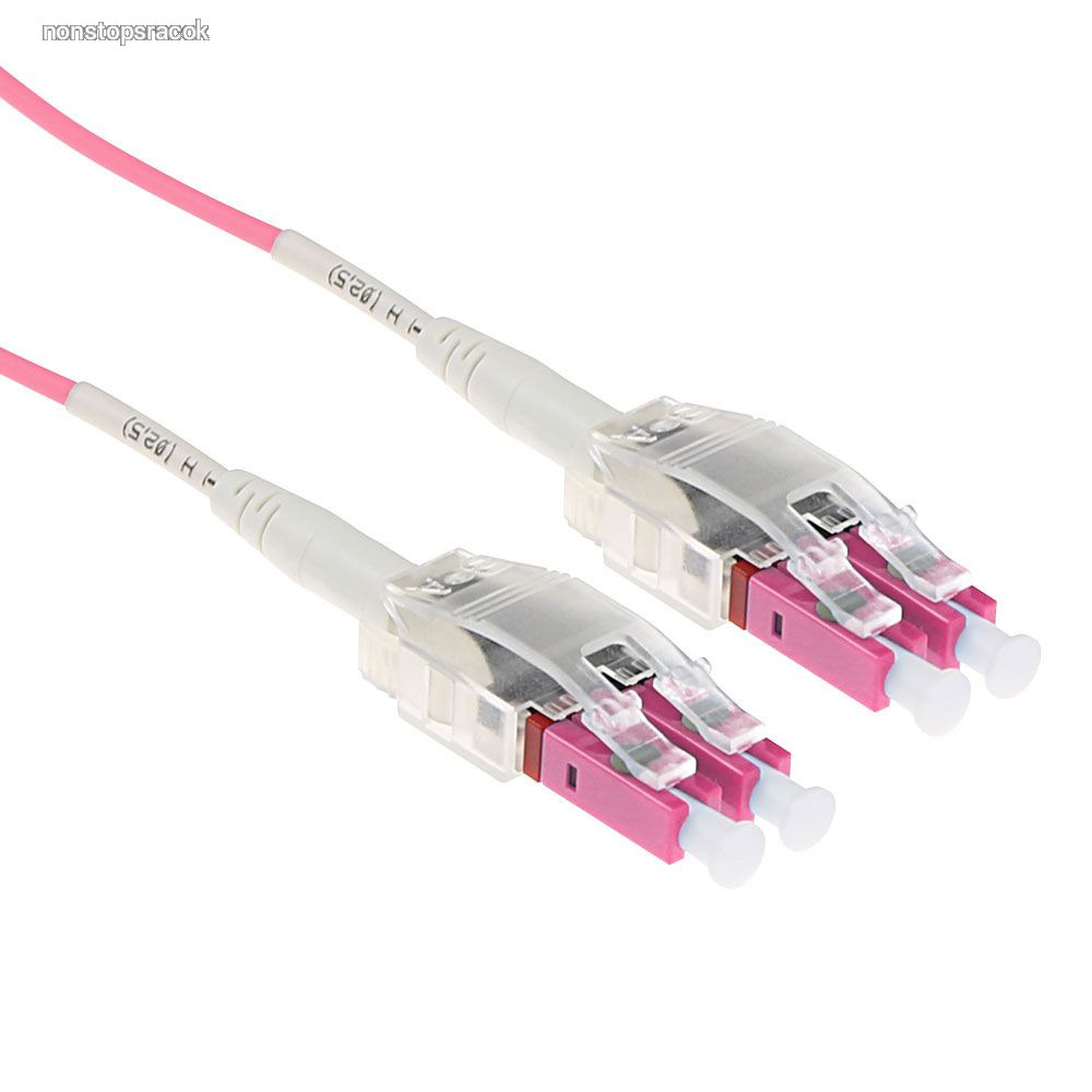 ACT Multimode 50/125 OM4 Polarity Twist fiber cable with LC connectors ...