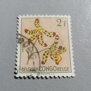 Pecsételt bélyeg Belgium. *  / kongó / 1952.