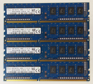 SK Hynix 16GB (4x4GB) DDR3 1600MHz memória