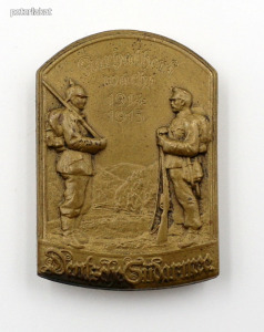 Karpathenwacht Német Déli Hadseregcsoport 1914-15 sapkajelvény