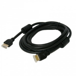 TV / HDMI adapter kábel (HDMI dugó - HDMI dugó, 5 méter, CA-183 kompatibilis) FEKETE [Nokia E7-00...