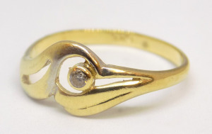 Köves arany gyűrű (ZAL-Au 109545)