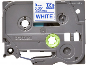 Brother TZe-223 laminált P-touch szalag (9mm) Black on White TZE223