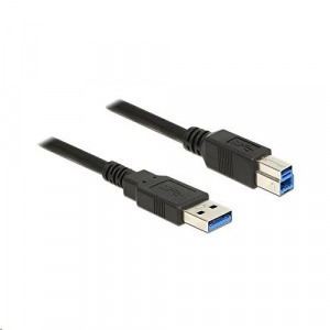 Delock 85069 USB 3.0 Type-A > USB 3.0 Type-B kábel, 3m, fekete (85069)