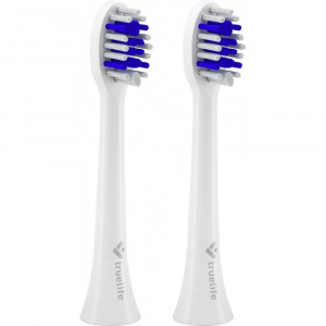 Feltűzhető fogkefe elektromos fogkeféhez truelife SonicBrush Compact Whiten Duo Pack 1 db Fehér