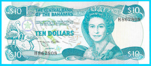 10 dollár 1974 Bahamák J. H. Smith UNC RITKA!