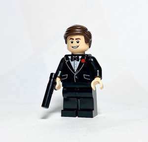 James Bond EREDETI LEGO egyedi minifigura - 007 Diamonds Are Forever - Új