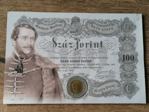 2002. évi Kossuth Lajos 100 forint első napi veret