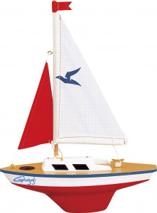 Vitorlás hajó modell RtR 240 mm Günther Flugspiele Giggi 1802
