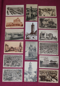 Marokkó - Casablanca, 38 db képeslap, 1910-1940 között, egyben