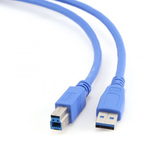 Gembird Cablexpert USB 3.0  A-B printer kábel 50cm kék (CCP-USB3-AMBM-0.5M) (CCP-USB3-AMBM-0.5M)