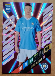 Erling Haaland Manchester City XXL Limited Edition focis kártya Panini FIFA 365: 2023-2024. AXL