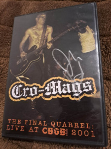 Cro-mags - The Final Quarrel: Live At CBGB 2001  dedikált