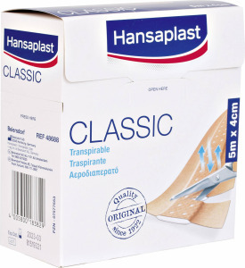 Hansaplast 1556520 Hansaplast CLASSIC standard vakolatok 5 m x 4 cm