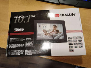 Braun Photo Technik 1094 digitális fényképkeret Fekete 25,6 cm (10.1)