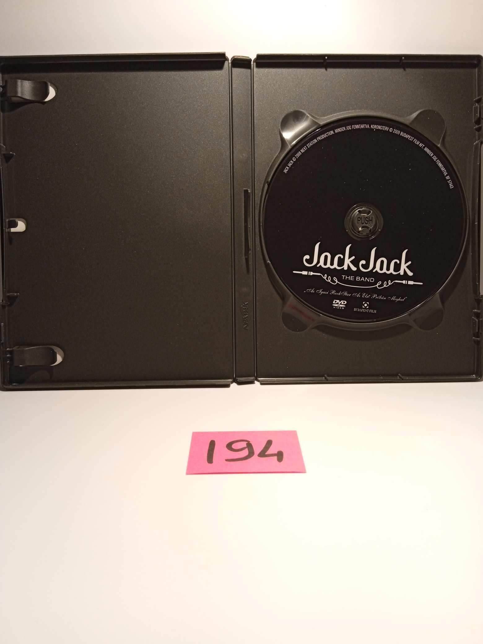 Jó állapotú DVD 194 Jack Jack - Az igazi rocksztár az első próbán meghal