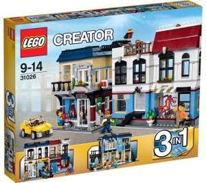 LEGO Creator 31026  - Kerékpárüzlet és kávéház  újszerű (dobozával)