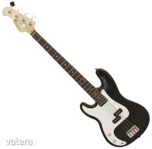 Dimavery - PB-320 E-Bass LH balkezes elektromos basszusgitár fekete ajándék puhatok