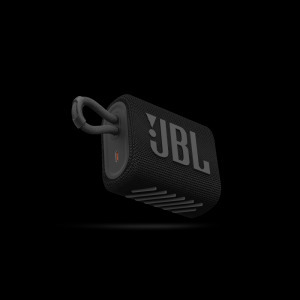 JBL GO3 Hordozható Bluetooth hangszóró, vízálló, Fekete
