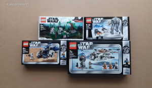 NÉGYFÉLE 20 ÉVFORDULÓS Star Wars LEGO EGYBEN:  75259 Hósikló 75262 Dropship 40333 Hothi  40362 Endor