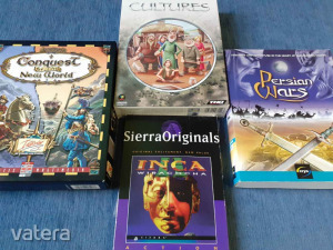Inca 2. ,Cultures ,Conquest Of The New World ,Persian Wars    DOBOZOS PC játékok