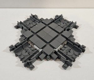 LEGO Vonat sín elem - kereszteződés