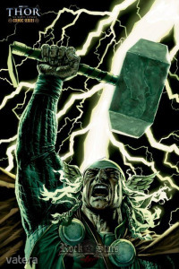Thor (Comic Book Art) plakát, poszter