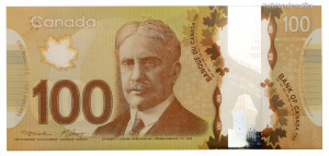Kanada 100 Dollár Bankjegy 2011 P110a
