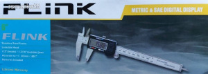 Flink Digitális LCD kijelzős kézi tolómérő, 150mm