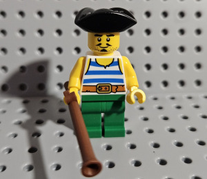 LEGO Pirates - Kalóz figura puskával - 6.verzió - ÚJ