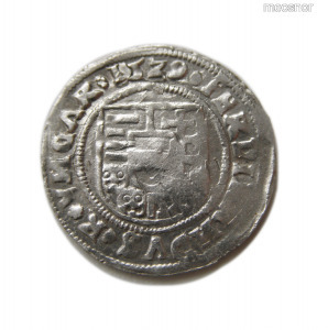 I. Ferdinánd denár 1529 C-LILIOM KASSA   VAT 6 / 39
