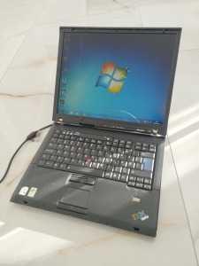 Lenovo Thinkpad T60 Notebook / 2magos CPU / 2GB RAM / 60 GB HDD / Töltő 1Ft-ról NMÁ!