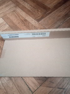 ÚJ, bontatlan csomagolásban IKEA Limhamn rozsdamentes acél sínes polc 20x40cm